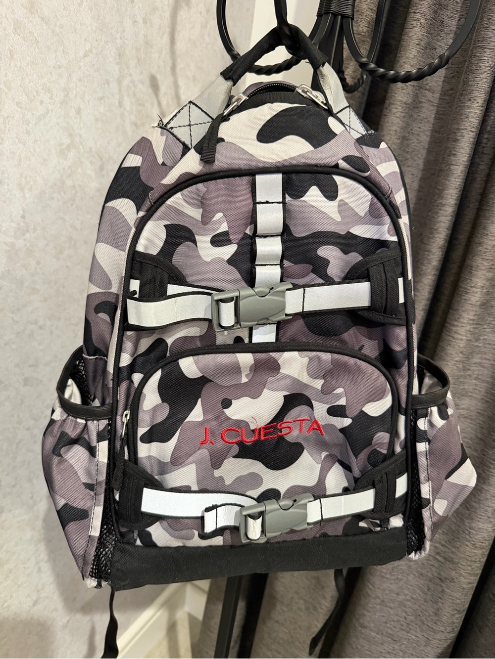 Makensie Grey Camo kids  Backpack — good condition